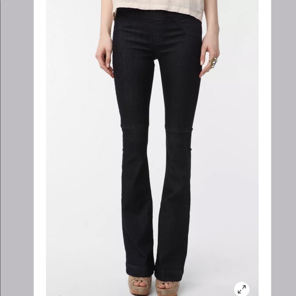 Urban Outfitters BDG mid rise Pull-On Flare Jeans - black - Picture 2 of 7